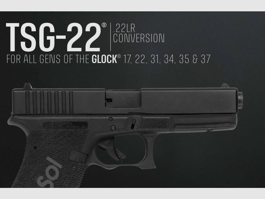 Tactical Solution Pistolen-Wechselsystem f. Glock 17/22 Gen1-Gen4 .22lr TSG-22
