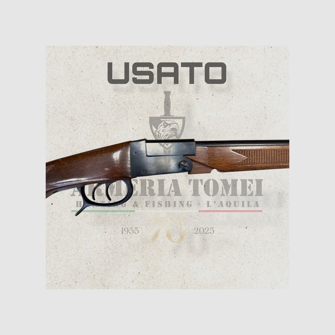 USED – SIDE-BY-SIDE SHOTGUN – FALCO cal. 9 FLOBERT, image 2 of 5