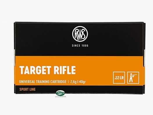 RWS munizioni cal.22 lr Target Rifle 40gr.