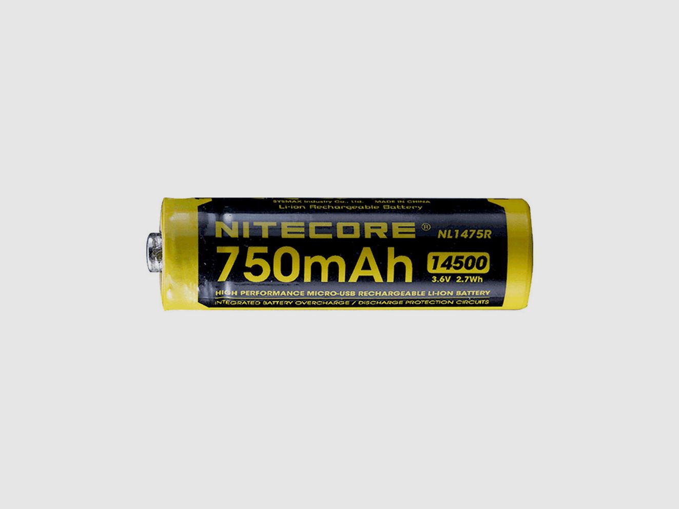 Accu Li-ion 14500 - 750mAh