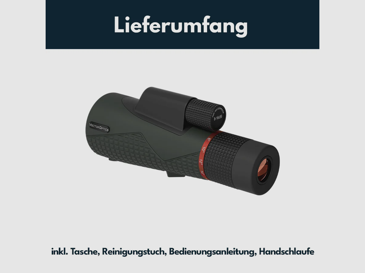 Vector Optics SCMO-04 Forester 8-16x56 ED Monóculo, imagen 5 de 6
