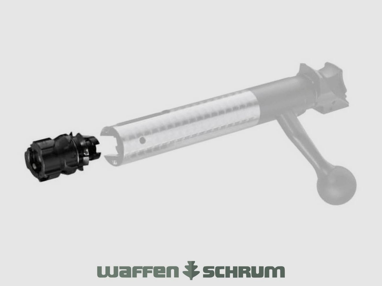 Sauer 404 Verschlusskopf / Links / Mediumkaliber