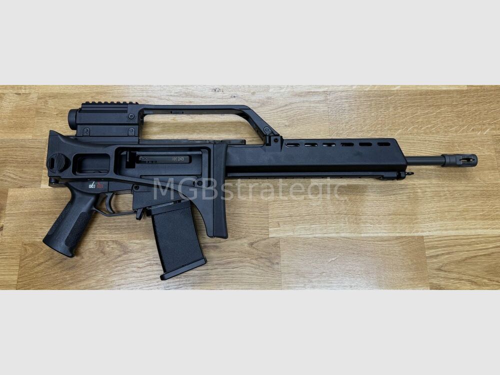 Heckler & Koch HK243 S SAR - Color negro - ¡El G36 civil aprobado deportivamente! Color negro / con correa de transporte G36 original 3x y riel Picatinny