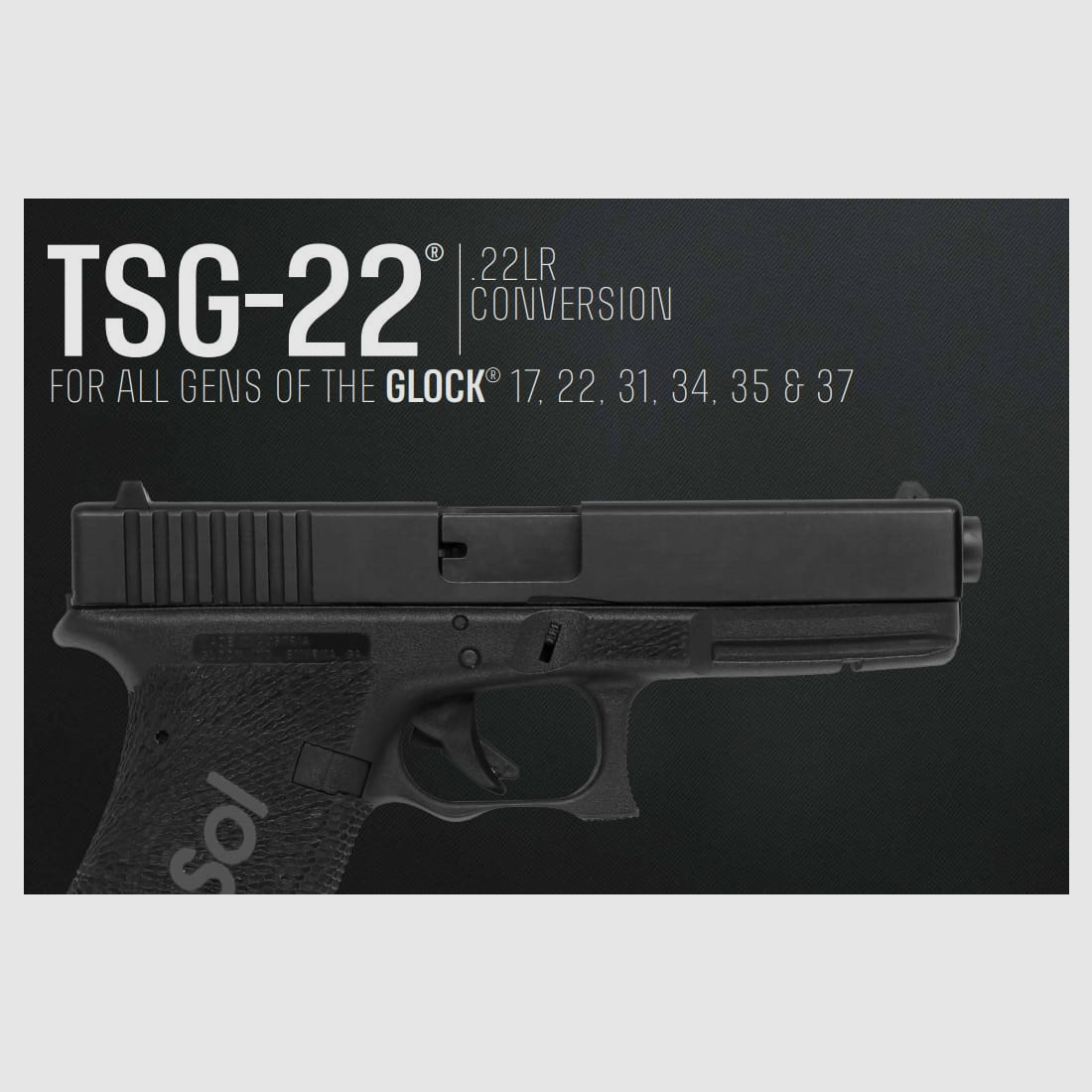 Tactical Solution Pistolen-Wechselsystem f. Glock 17/22 Gen1-Gen4 .22lr TSG-22