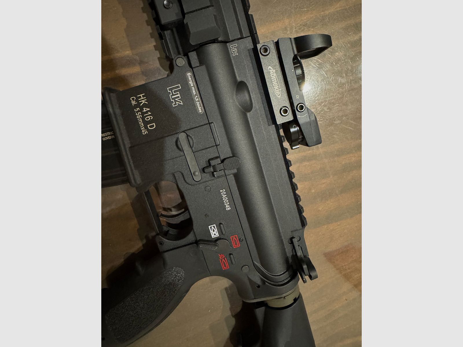 HK 416 D (Airsoft) in einem sehr guten Zustand (kaum benutzt)