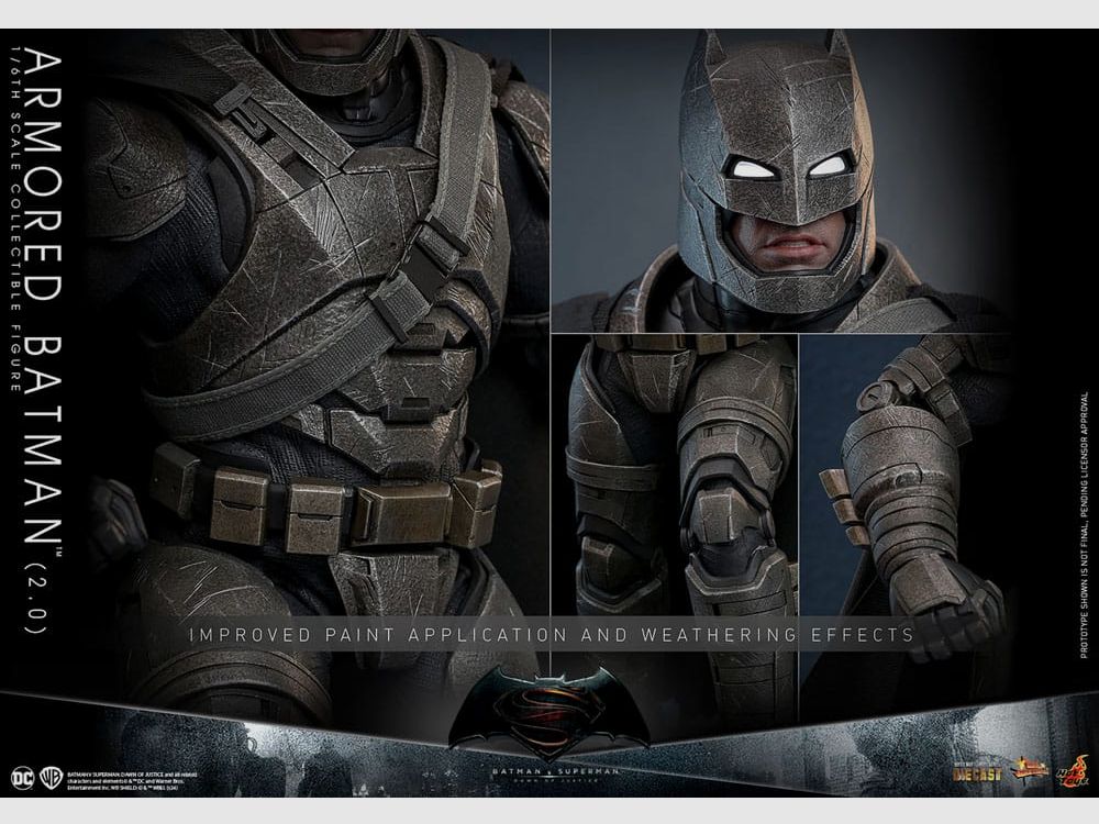 Batman v Superman: Dawn of Justice Movie Masterpiece Actionfigur 1/6 Armored Batman 2.0 33 cm | 43204