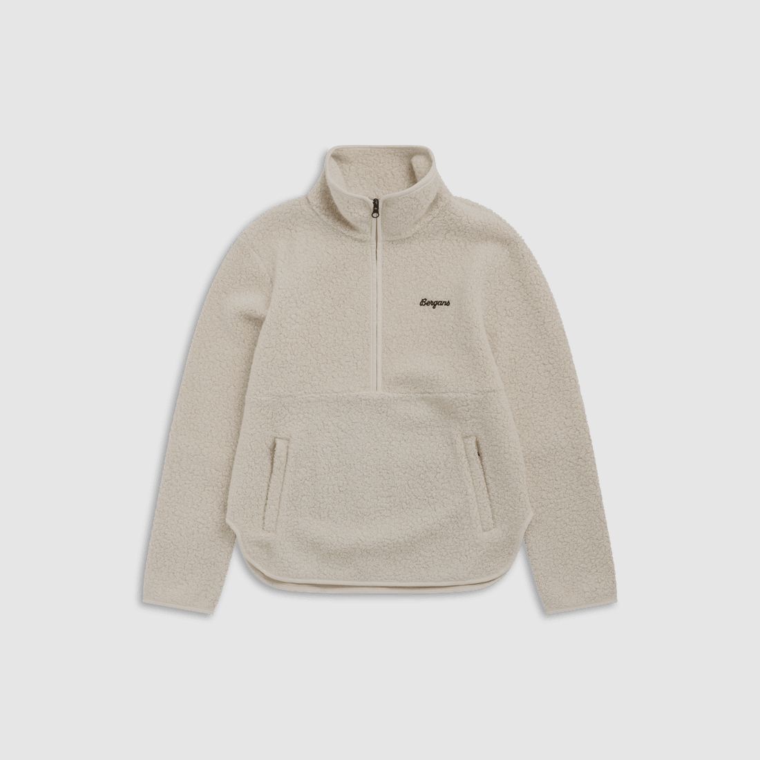 Bergans Myken Half-Zip Merino Pile Damen Creme XL