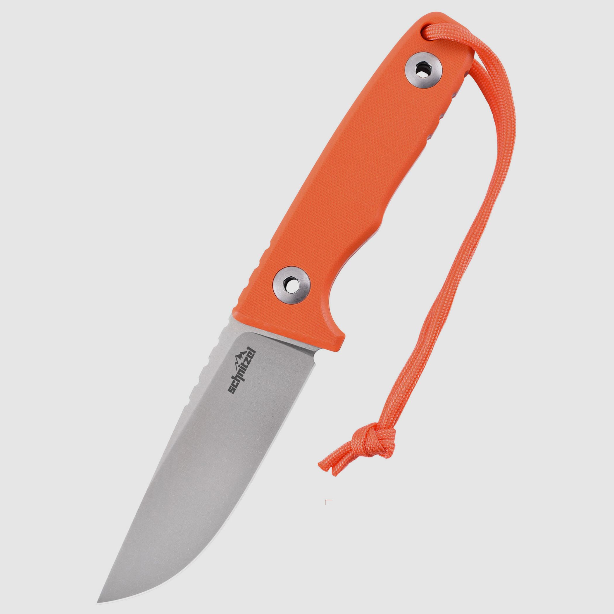 Schnitzel Outdoormesser TRI rostfreier 14C28N-Stahl orange