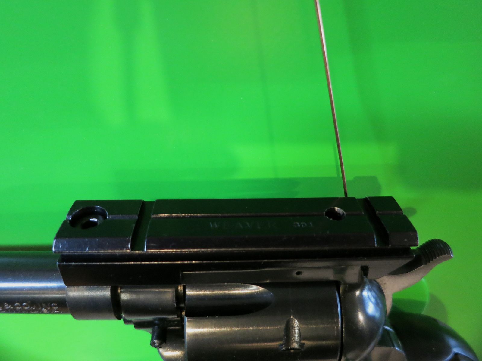 Revólver occidental, Sturm Ruger & Co., modelo Blackhawk, cañón de 7,5", .30 Carbine, riel Weaver #52-