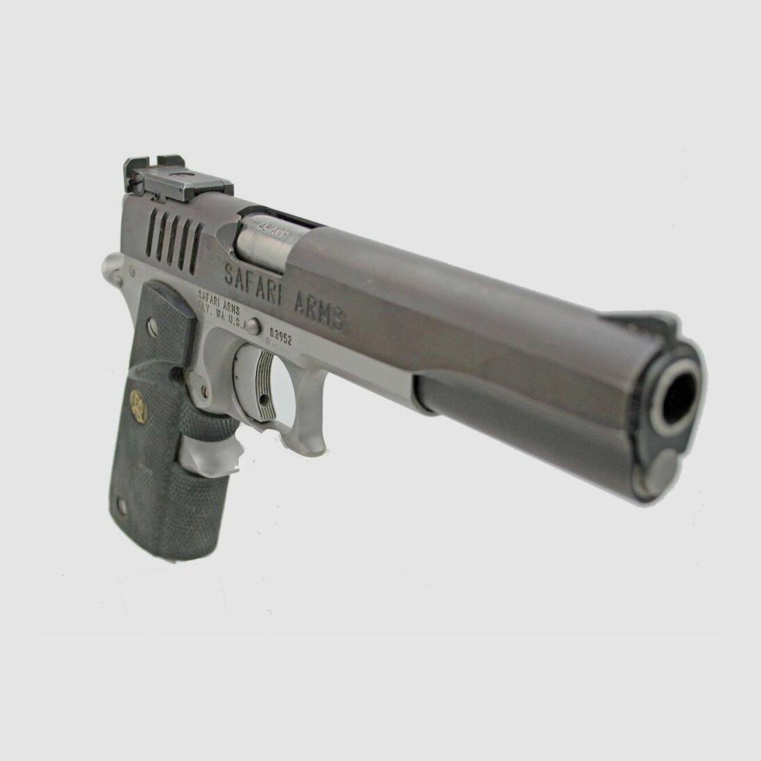 Verzamelhandvuurwapens Safari Arms 1911 zes inch kaliber .45 ACP