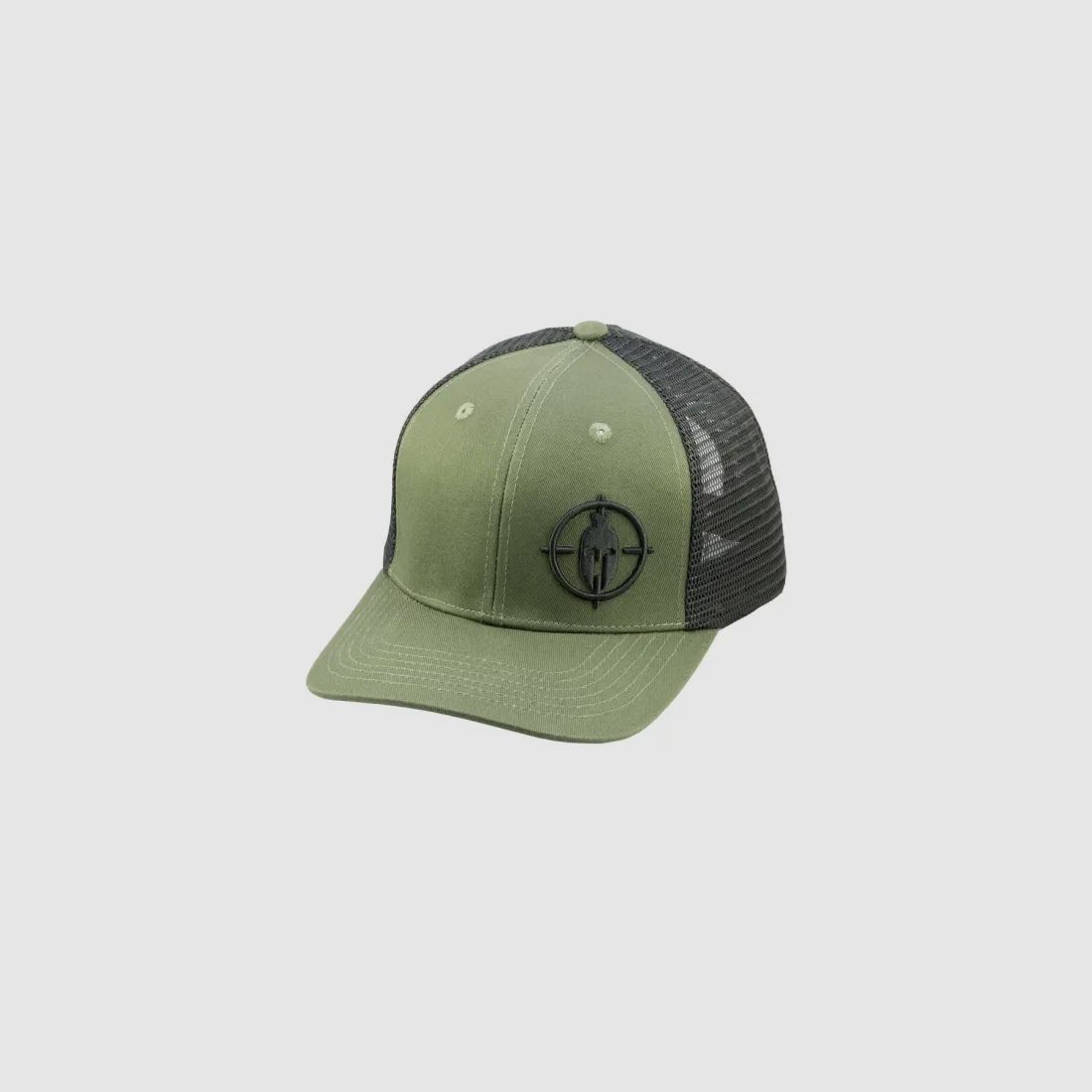 Trucker-Cap mit Spartan-Logo - Moos/Schwarz, Bild 1 von 2