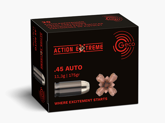 Geco Action EXTREME 11.3g - 175gr .45Auto