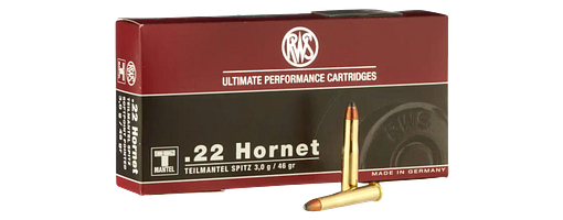 RWS .22 Hornet Teilmantel 3,0g/46grs.