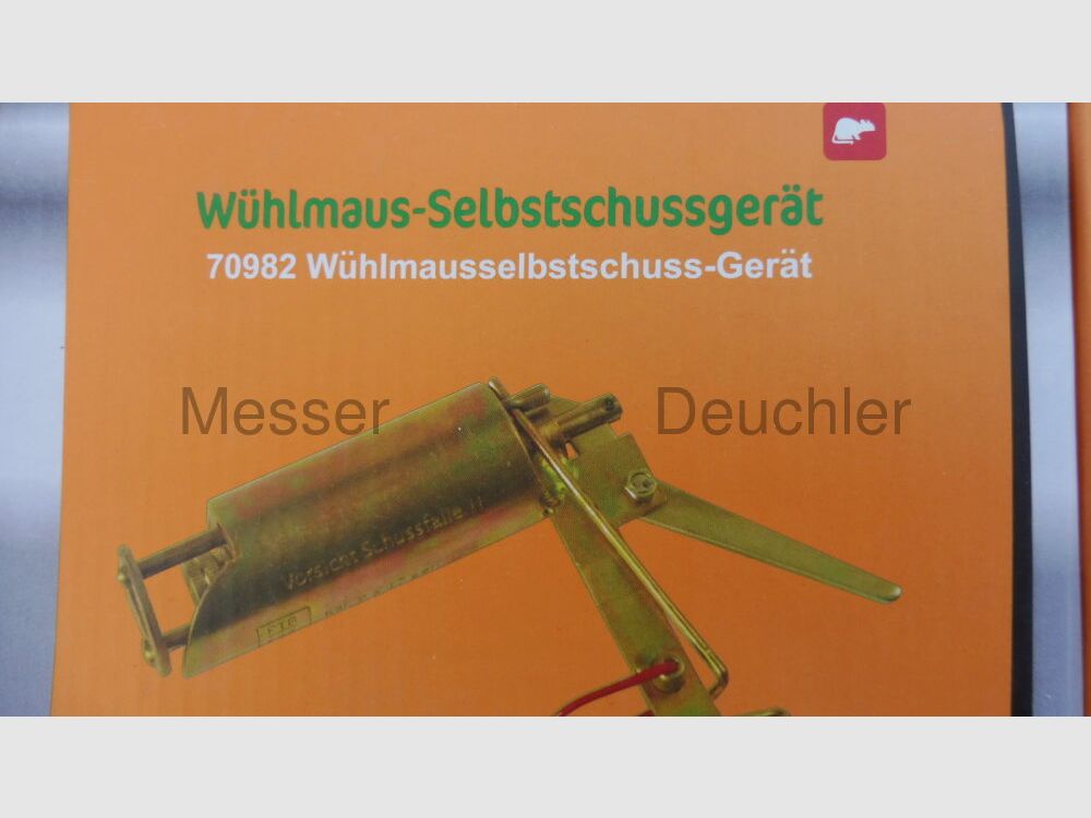 Wühlmausschussgerät	 Gobel