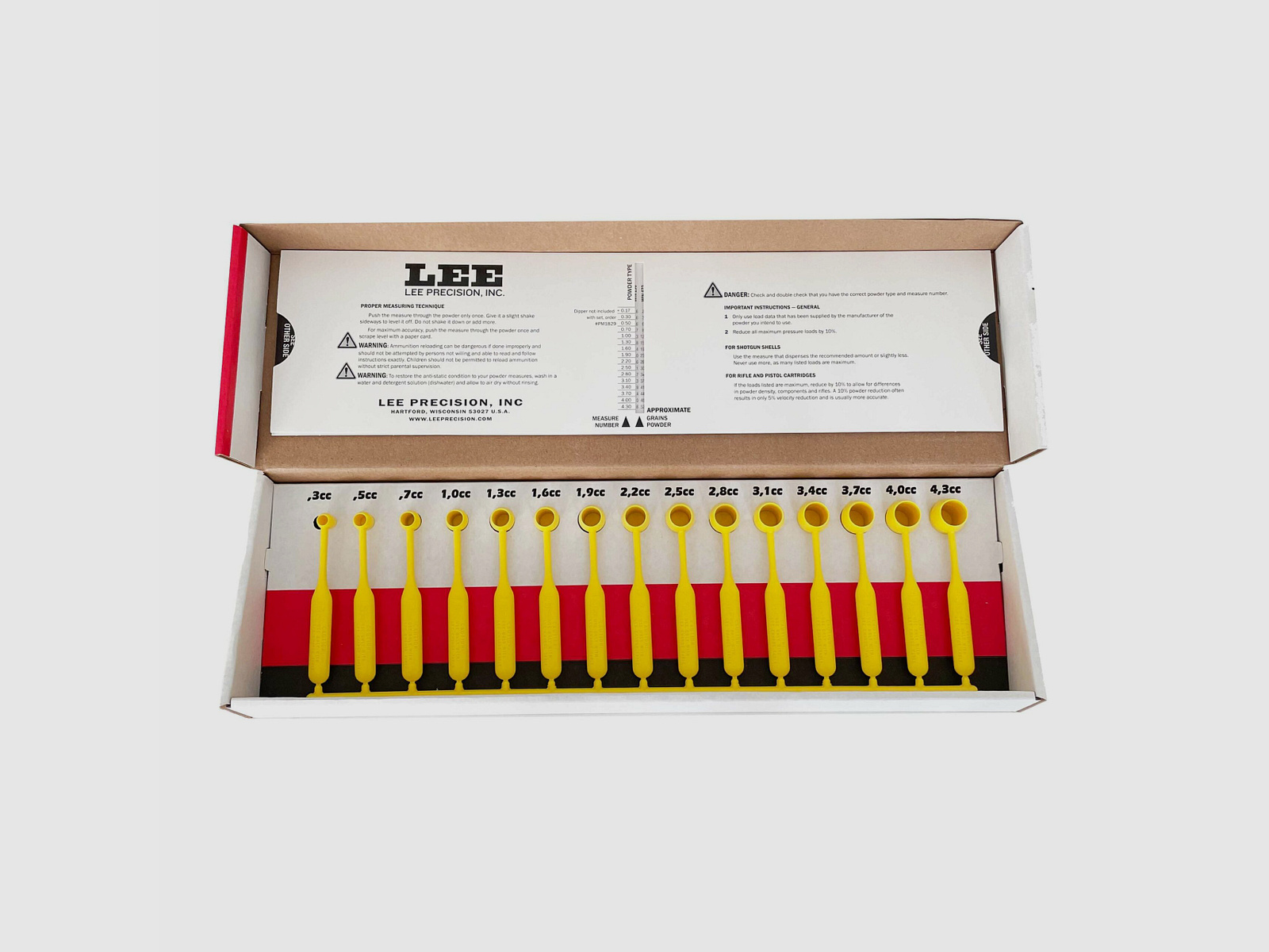 LEE Pulvermaß Kit Schöpflöffel