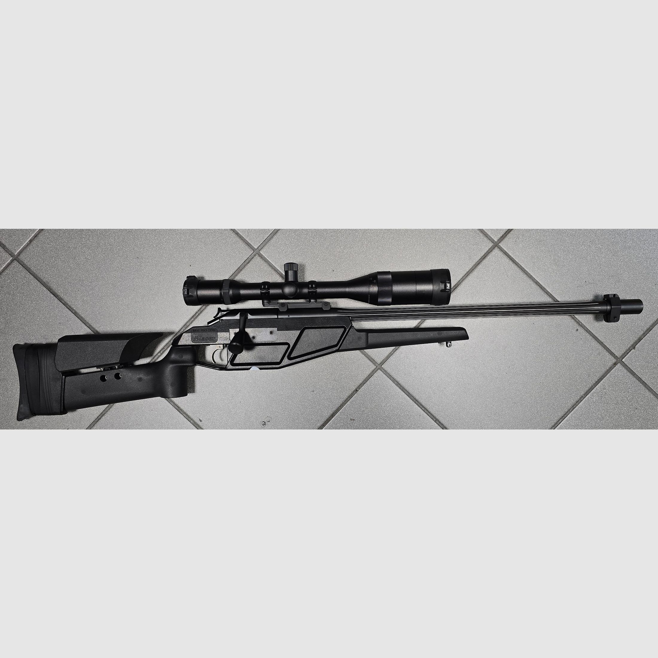 Modell: Blaser (#214), ohne (Waffe ohne Besonderheiten) - Kaliber: .308Win (#76) inkl. ZF