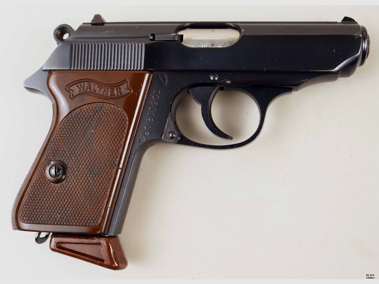 PISTOLE WALTHER MOD. PPK CAL. .22 LR N° DE SÉRIE 105118, image 3 sur 11