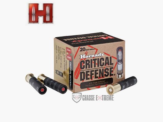 20 Patronen HORNADY Critical Defense Kal. 410 FTX