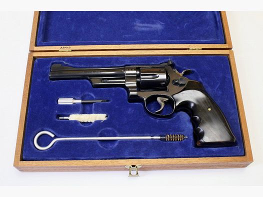 Revolver - S&W Mod. 27-2 "The .357 Magnum" in Holzschatulle | .357Mag