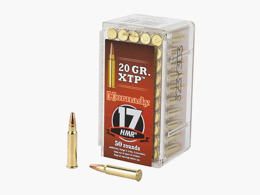 Hornady XTP, .17 HMR, 20 grs.