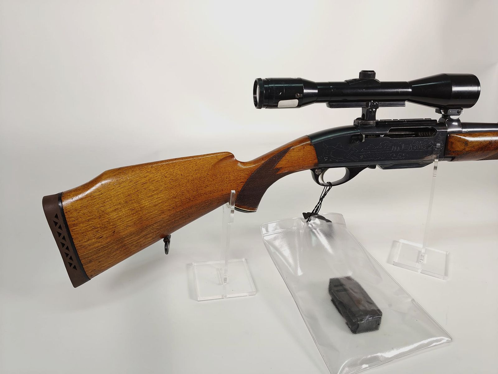 Remington Woodsmaster Mod. 742 .30-06Spring incl. Nickel Supra 6x43