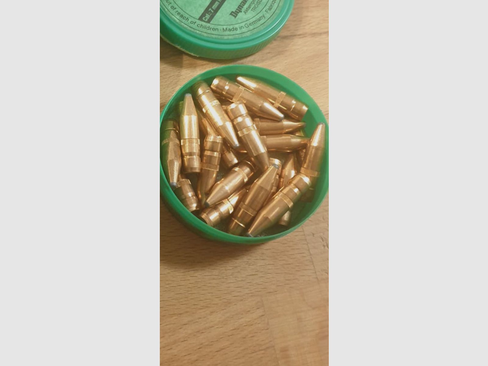 75x RWS conical tip .284 7mm 8g 123grs