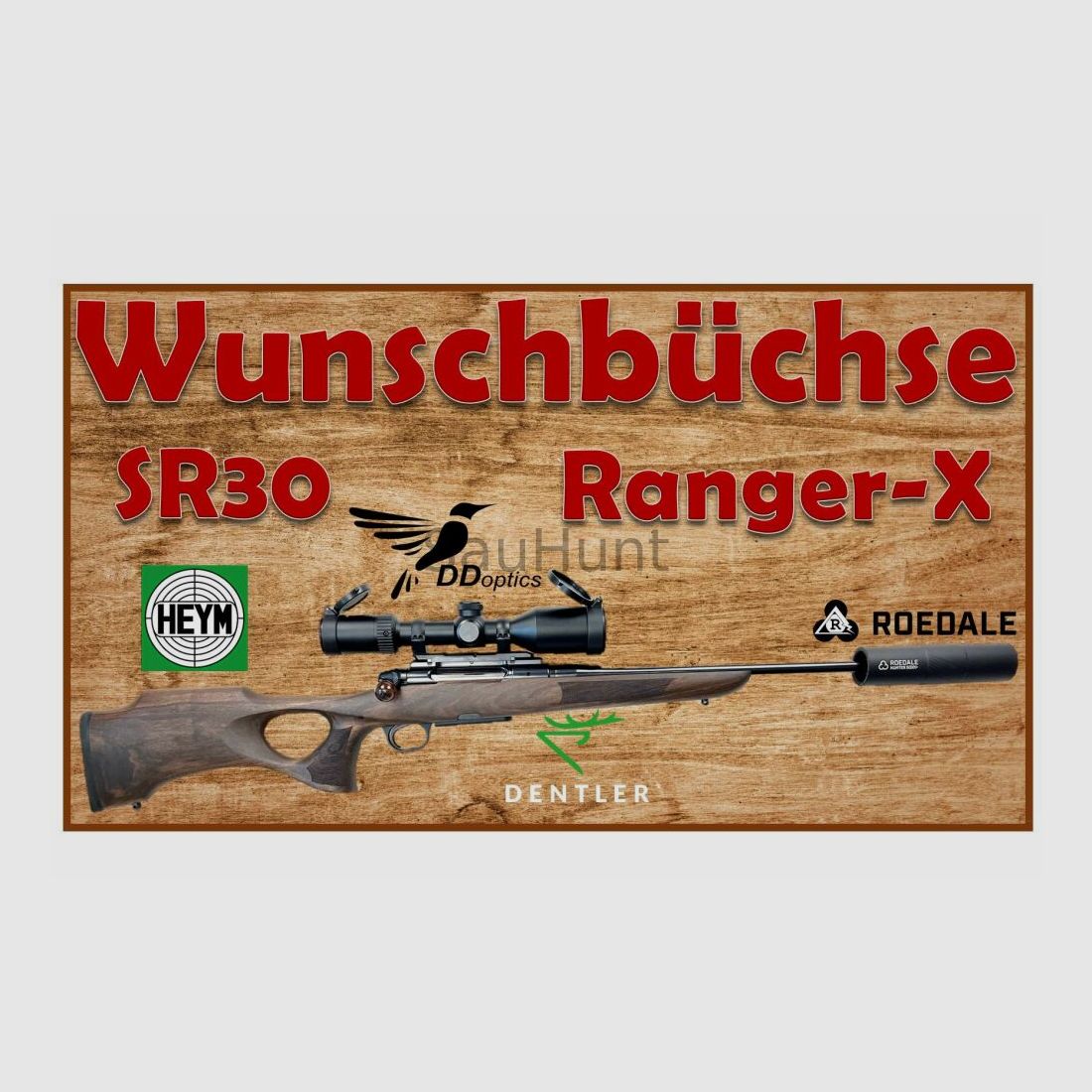 HEYM SR30 Ranger-X mit V10 von DDO und Roedale 50XK+ inkl. R.A.S.P - SOFORT Eure Wunschbüchse aus dem Video