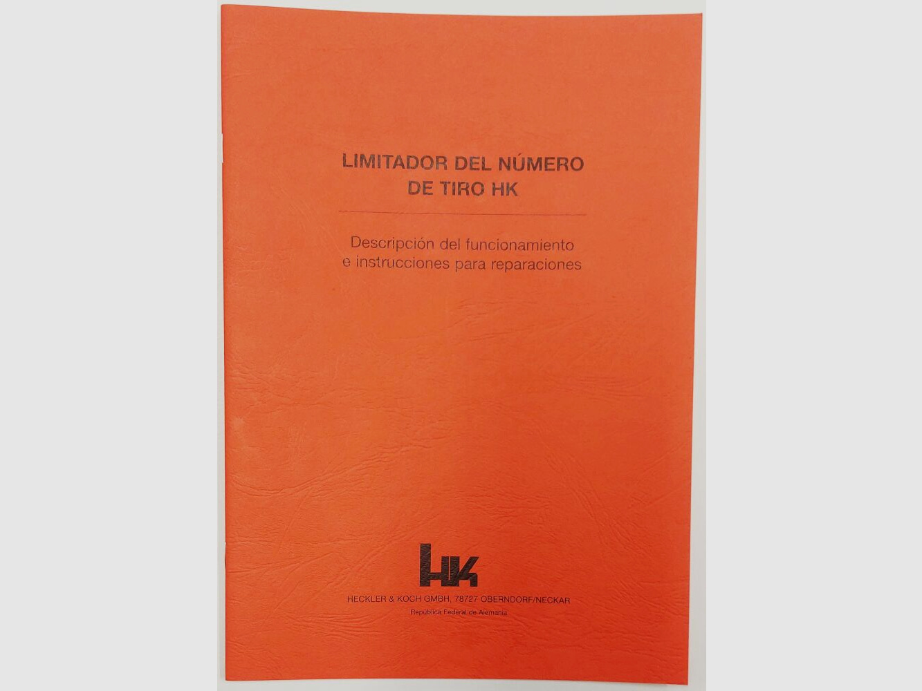 Heckler & Koch Operating Manual Heckler & Koch H&K MP5 Trigger Group in Italian