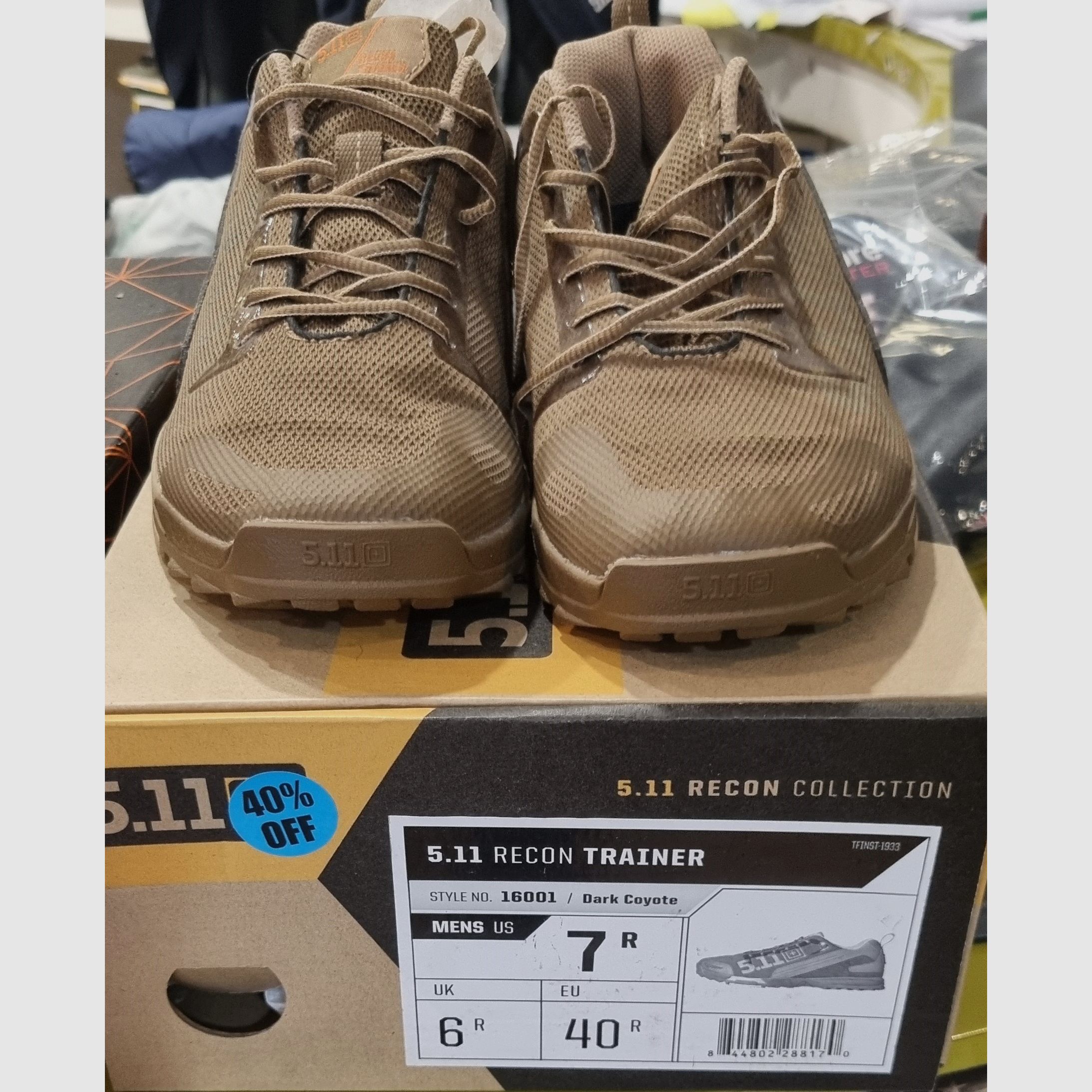 5.11 Recoin Trainer Schuhe EINZIGE GRÖSSE 40