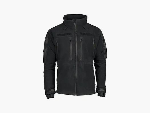 Mil-Tec Chaqueta de Protección Fría Fleece Plus - Negra / S Hombre
