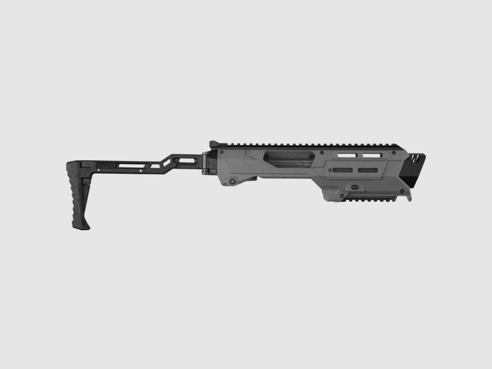 Meta Tactical – MX-1-conversie voor Glock-, Ruger RXM- en PSA Dagger-pistolen – Grijs – MX1-PSTK-GY, afbeelding 1 van 7