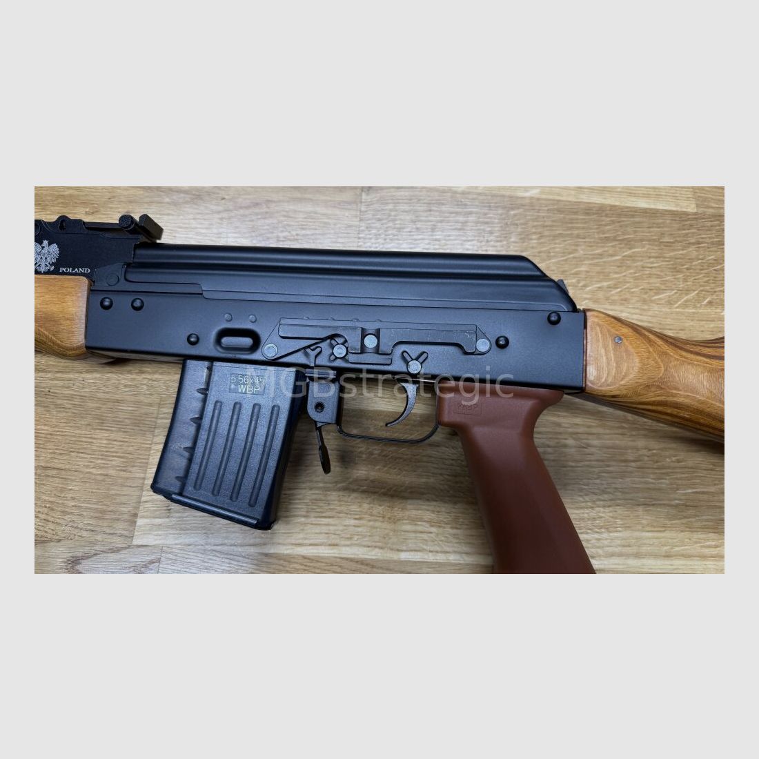 WBP Jack - fucile semiautomatico .223Rem - sistema AKM AK47 AK74 con calcio in legno - con freno di bocca - Made in Poland