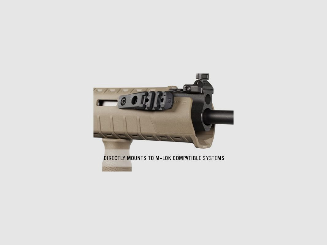 Magpul M-LOK™ Cantilever Rail/Light Mount, Sistema M-LOK in polimero, immagine 3 di 4