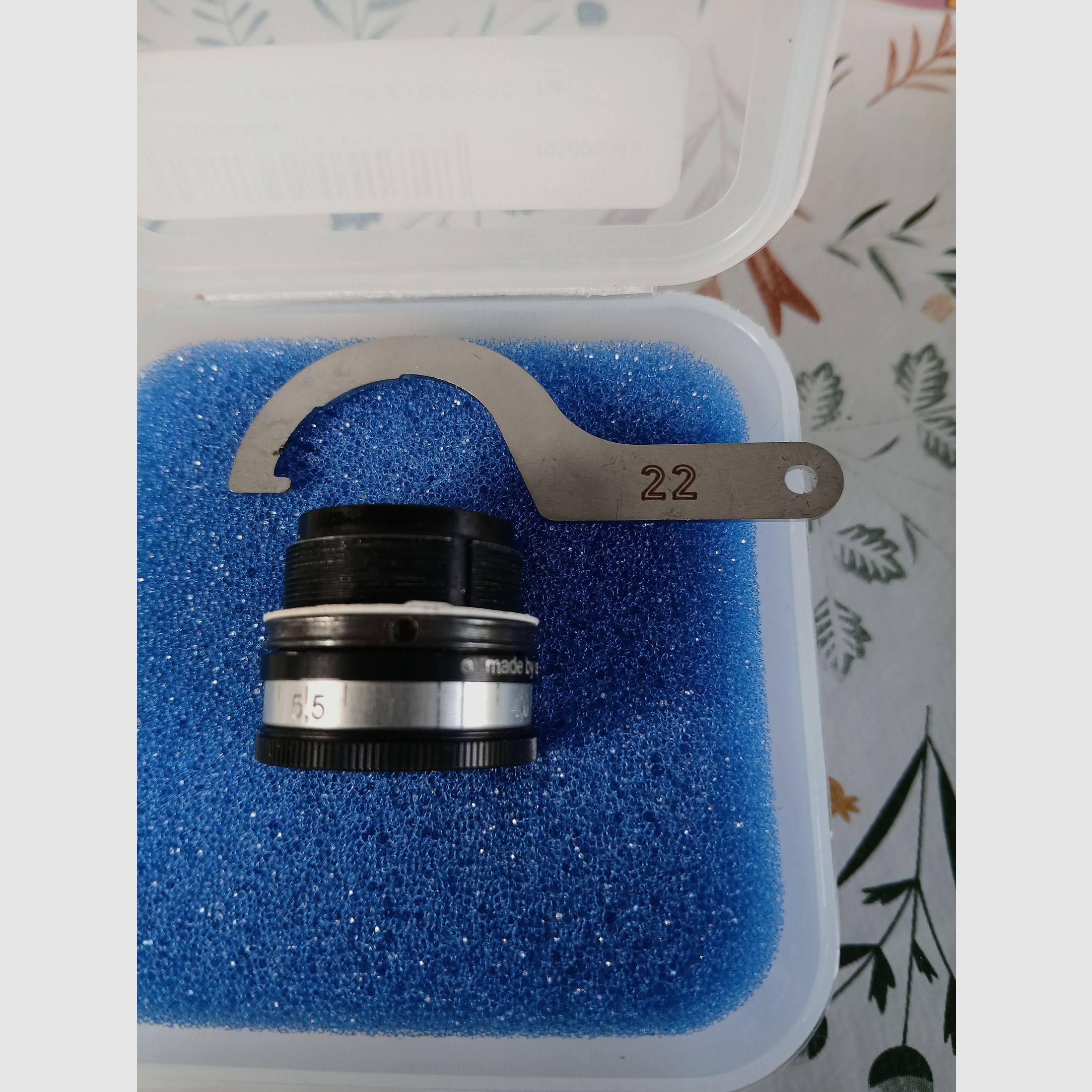 Glasringkorn Square ajustable 3.8 - 5.8 M22, imagen 2 de 2