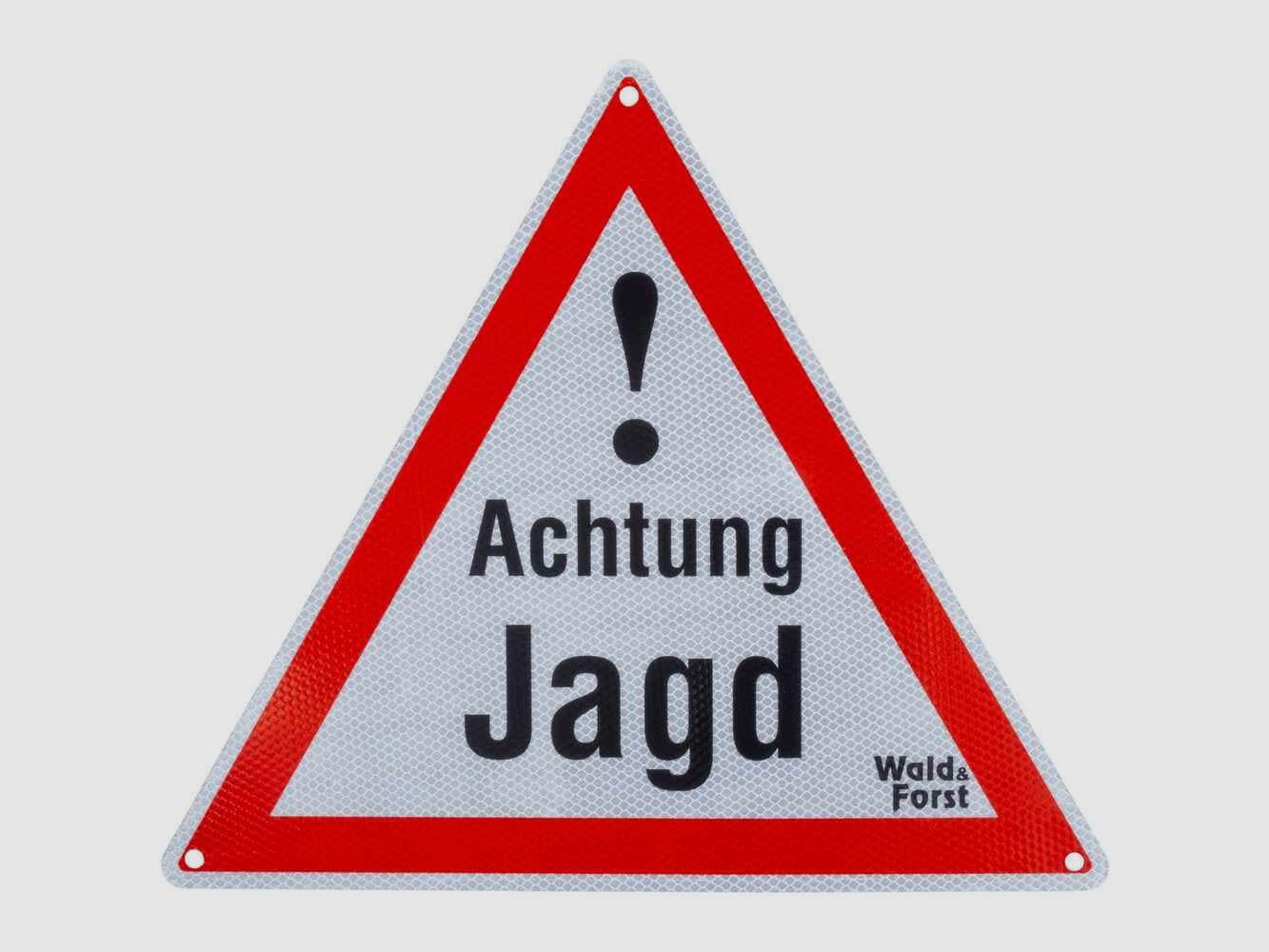 Warning sign – Attention hunting
