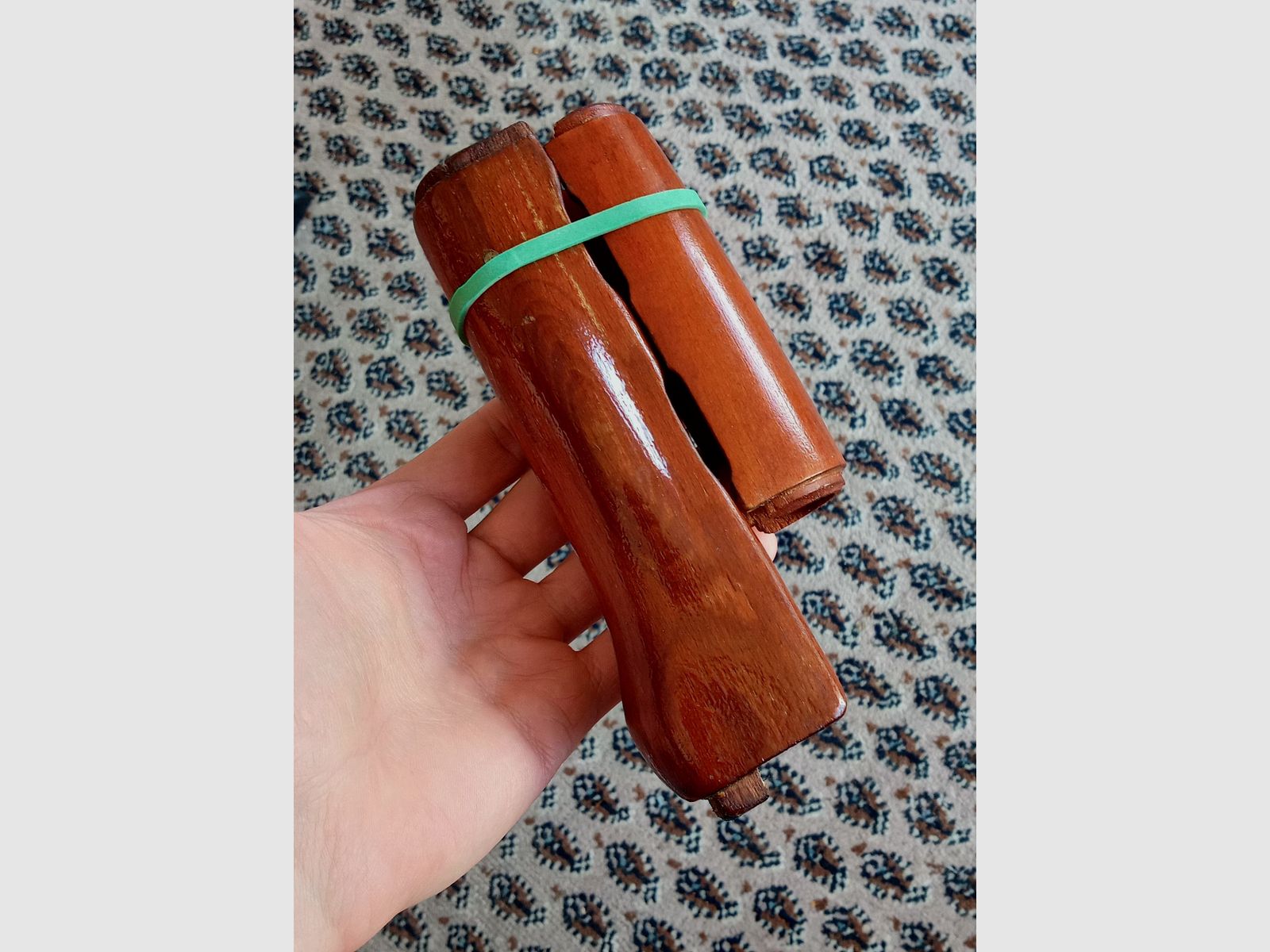 Romanian AK Palmswell handguard wood / most likely PM md. 90 AIMR or AK74 Cugir Champion in 5.56 // also fits Yunker / AKM carbine