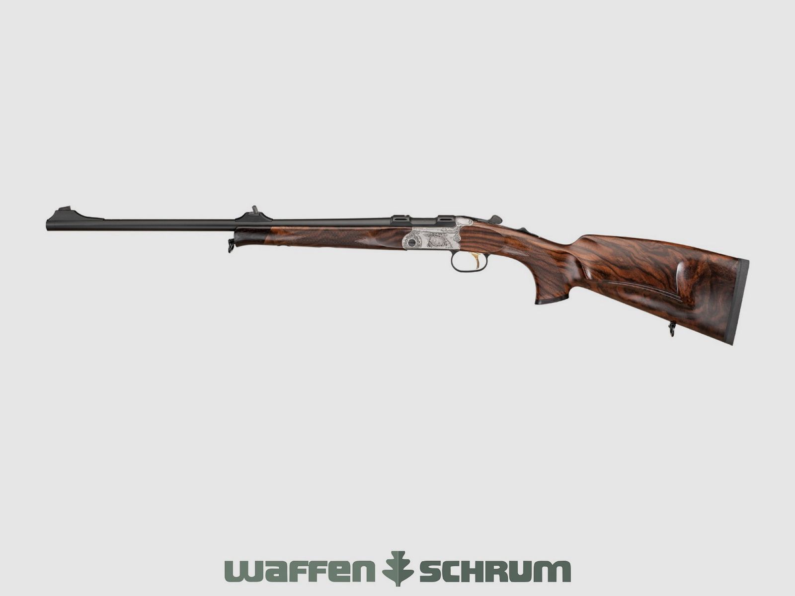 Merkel K5 Jagd handgestochener Tierstückgravur