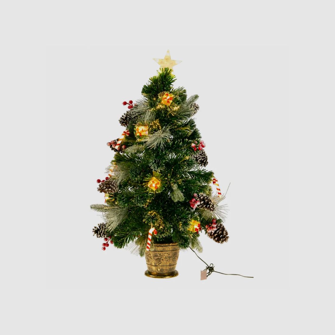 Weihnachtsbaum Licht Faseroptik 90 cm - Warmweiß, Bild 2 von 3