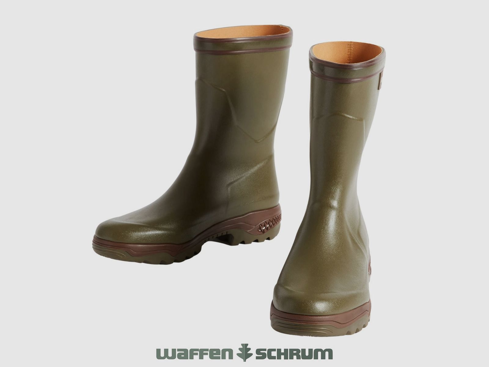 Aigle Gummistiefel Parcours 2 Halbstiefel Bottillon Khaki