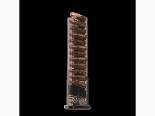 ETS S&W Shield 9mm 12rds Magazine - Carbon Smoke
