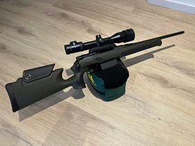 Merkel Helix Speedster 308 Win. with shortened barrel 45cm (gunsmith) and M15x1 thread with Dentler base