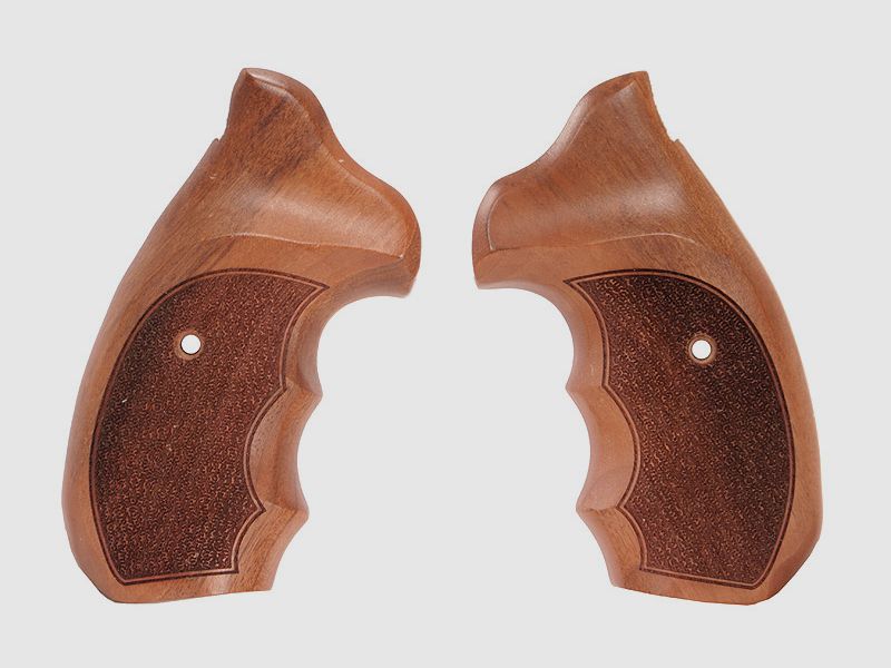 B-Ware Combat-Holzgriffschalen fĂĽr Schreckschuss-, Gas-, Signalrevolver Zoraki R1 und R2 punziert