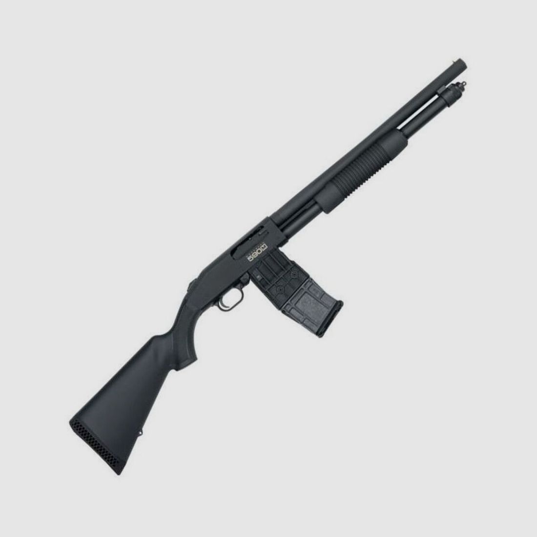 Mossberg 590M Mag-Fed 18.5" (5 inches) Zwart 12/89