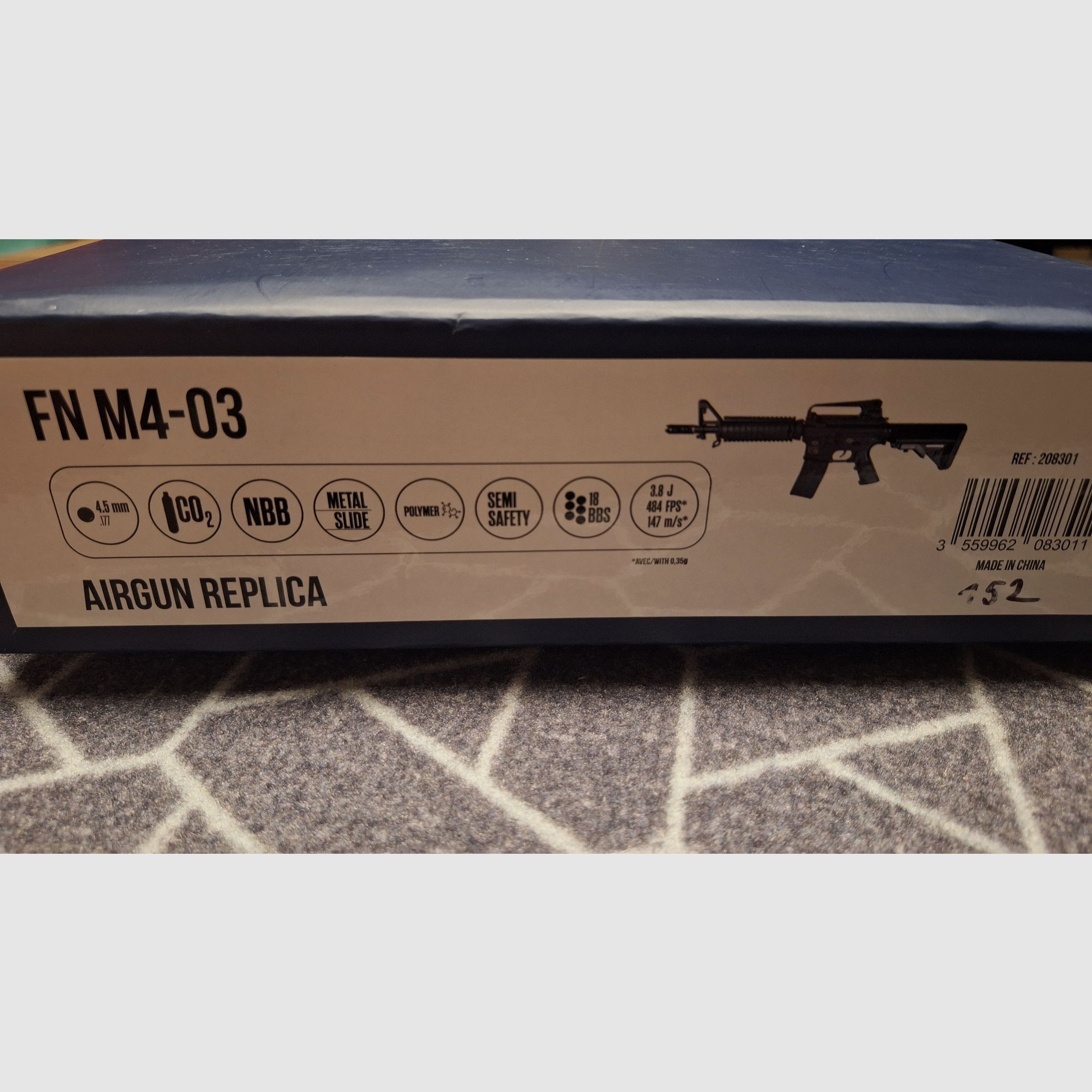 FN Herstal M4-03 Cybergun Carbine R.I.S. Kaliber 4,5 BB-NEU!