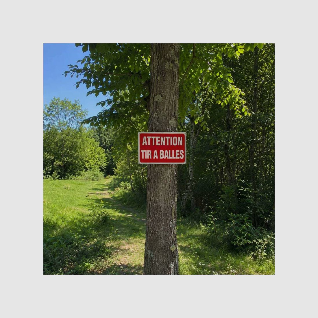 Aluminum Danger Zone Hunting Sign 30 × 20 cm, image 3 of 9