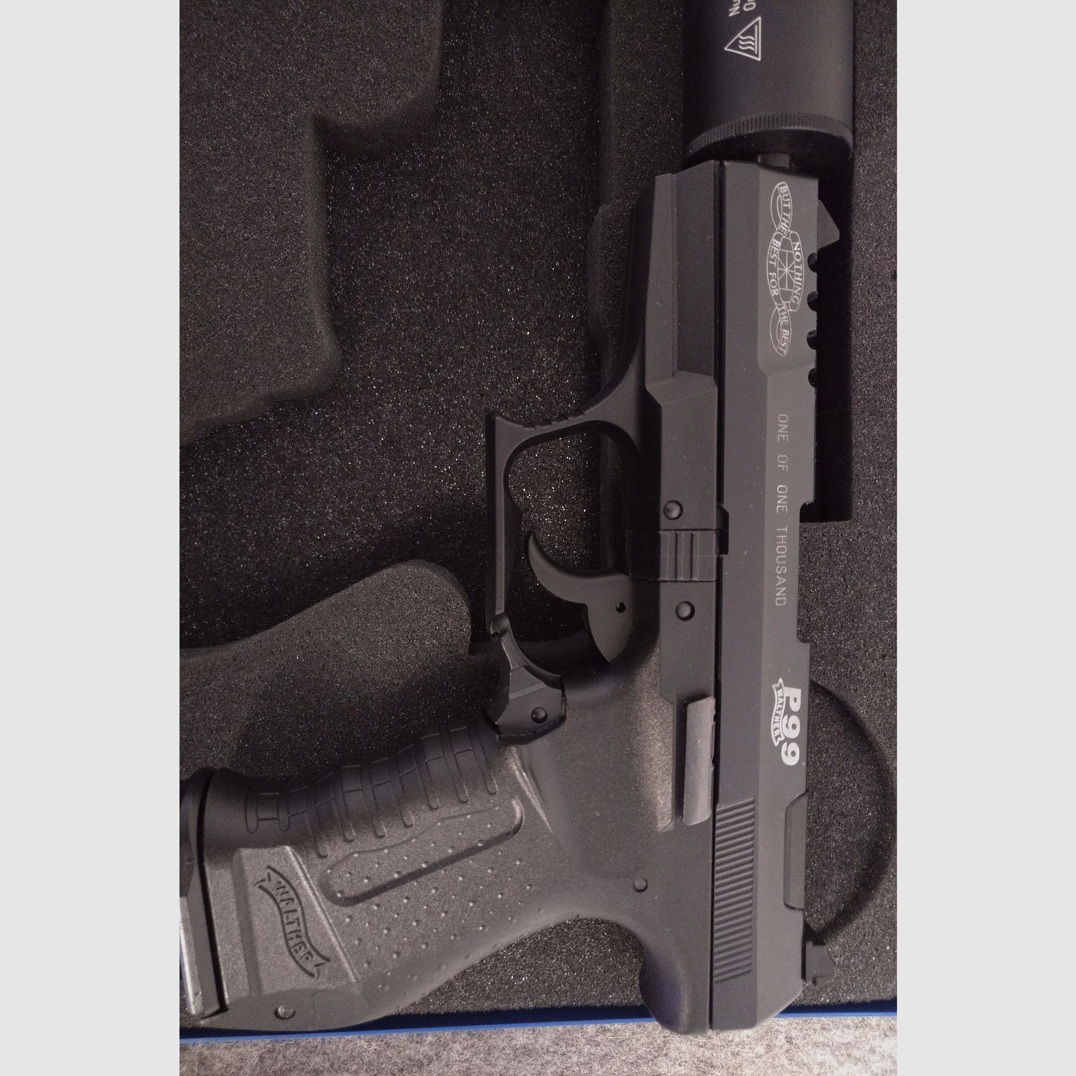 Walther 2006 P99 PAK Gas Signaal 007 Special Operations PTB 762 James Bond Beperkte Editie 0202/1000, afbeelding 12 van 13