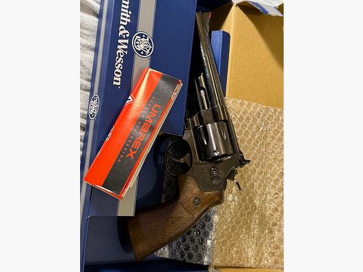 Smith & Wesson Model 29 6,5 pouces Revolver CO2 Vollmetall 6mm BB Finition Noir-Chrome