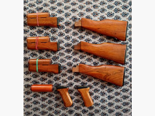 Chińskie zestawy kolb typu 56 z "Chu-Wood" / Sino AK47 // Norinco SDM Polytech