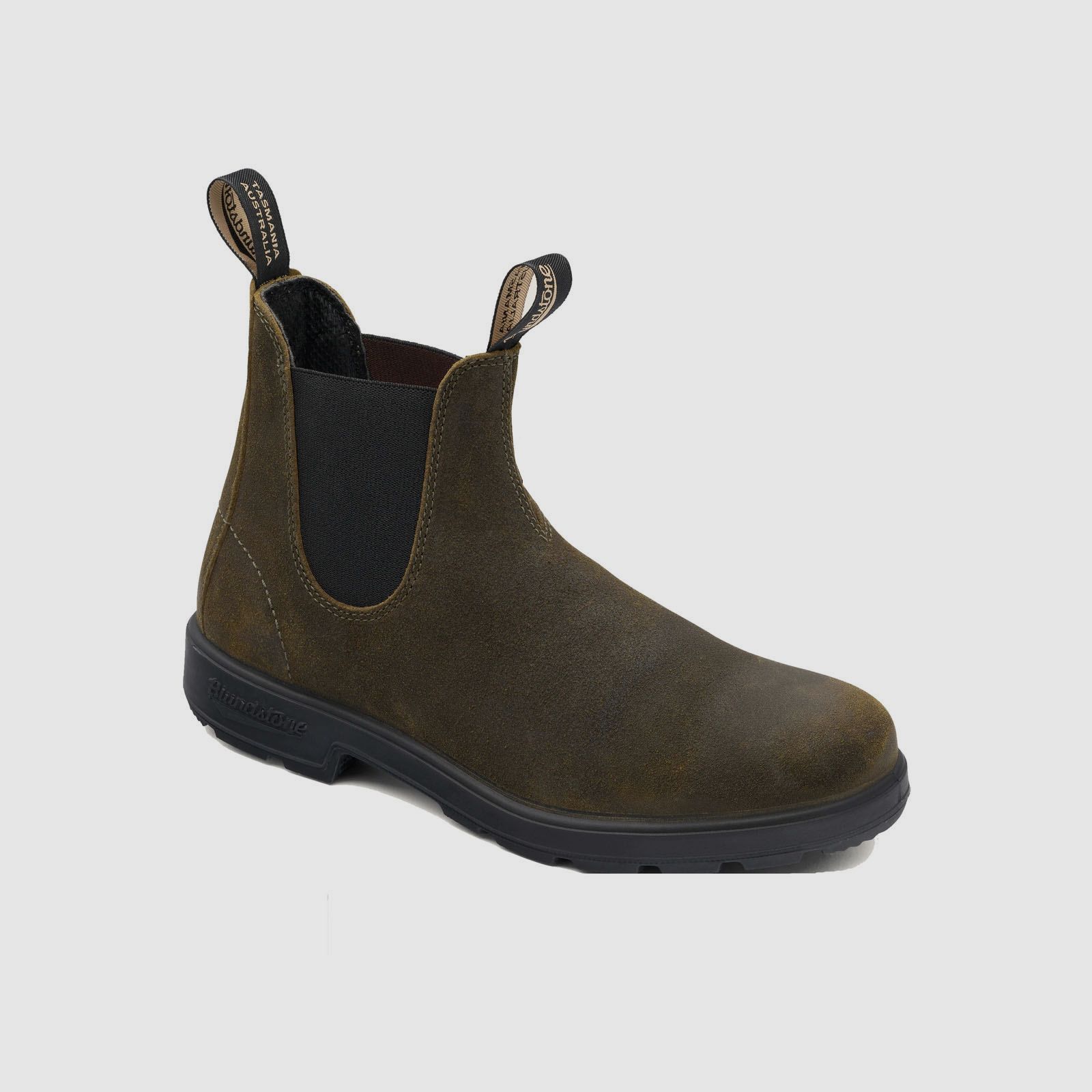 Blundstone Stiefelette 1615 Dark Olive, Rub Suede