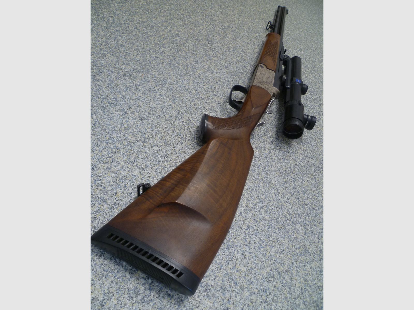 Dwulufowa strzelba Bock Blaser 9,3x74R z Zeiss Varipoint